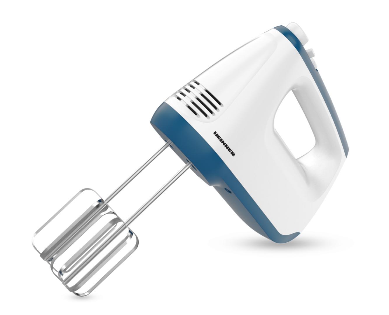 Mixer de Mână Heinner HM-400BL, 400W, 6 Viteze + Turbo - imagine 3