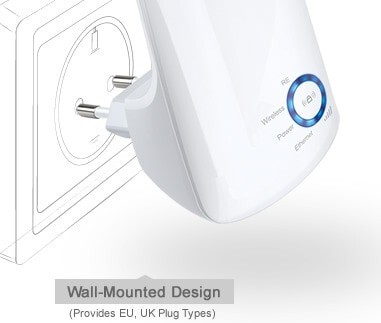 Range Extender Wi-Fi TP-Link TL-WA850RE N300 - Acoperire Extinsă - imagine 5