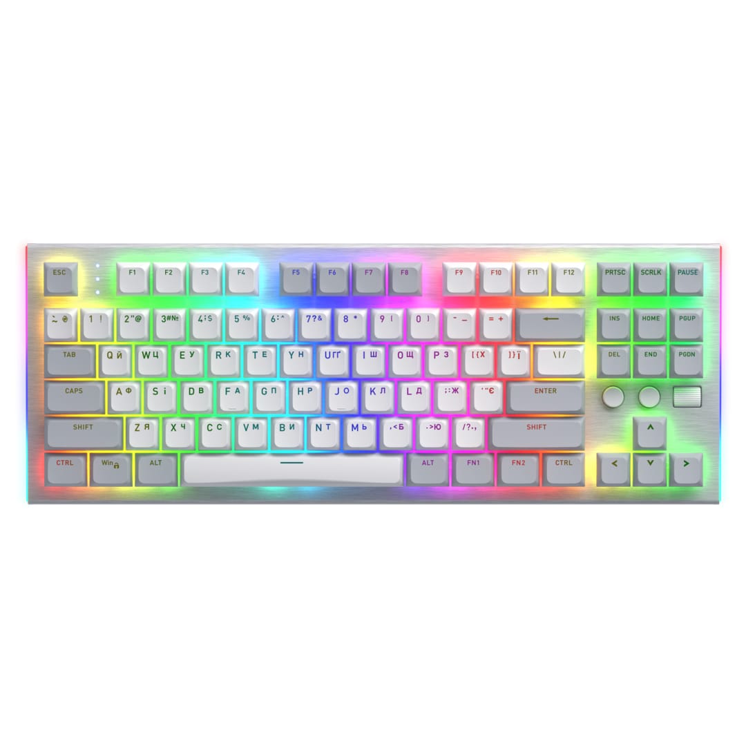 Tastatură mecanică HATOR Gravity TKL RGB USB Switch Aurum Orange - imagine 3