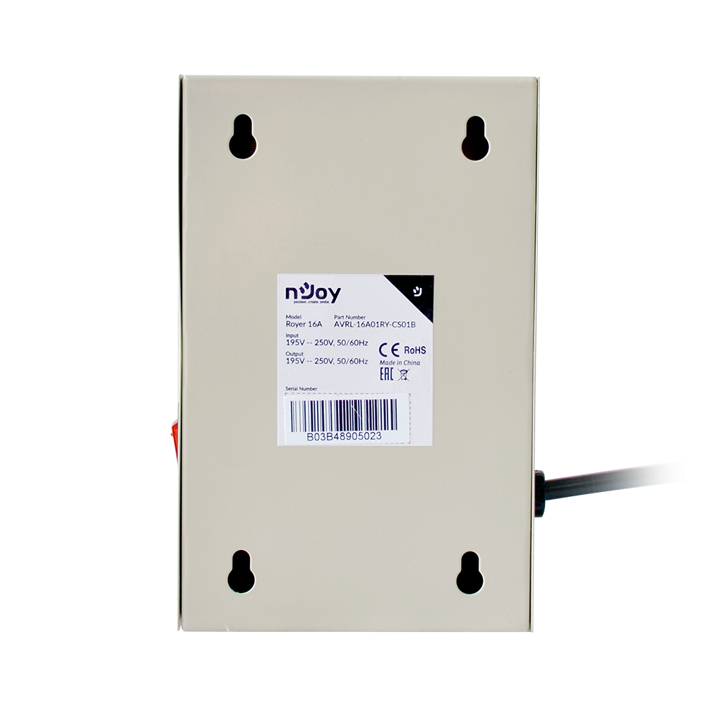 Stabilizator NJOY Royer 16A - Protecție AVR Mono/Trifazat - imagine 2