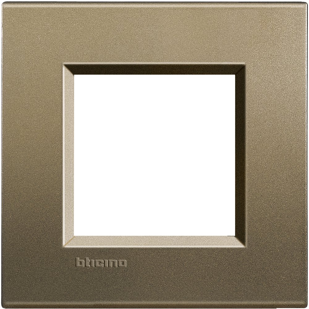 Rama ornament 2 module Bticino Living Light, metal
