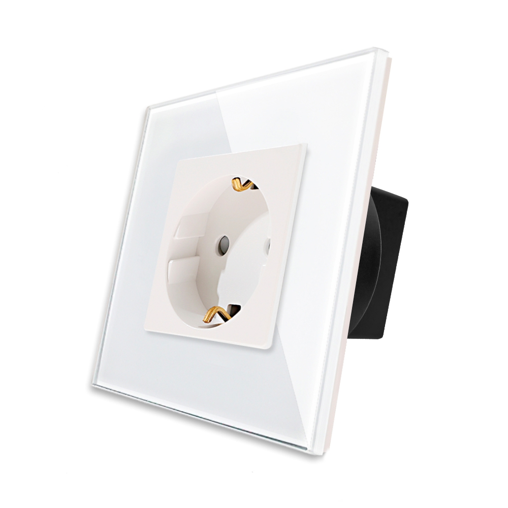 Priza Simplă Sticlă LUXION IP45