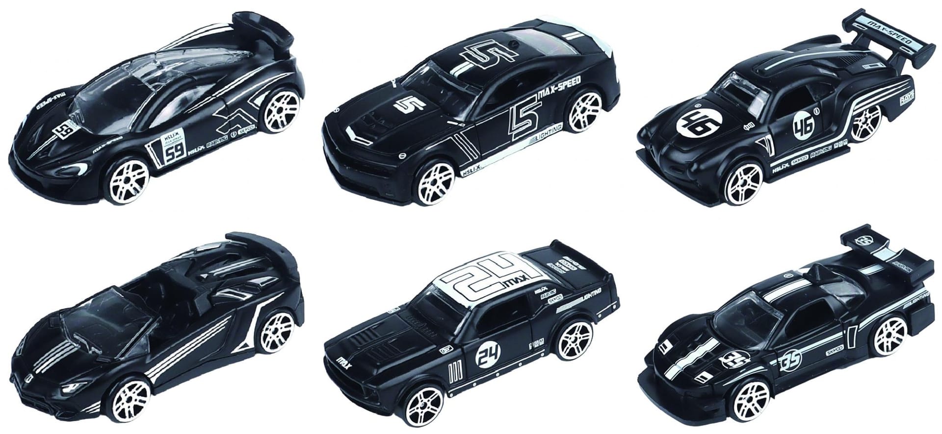 Set 6 Masini Curse Die Cast 1/64 - Cevodle, Metal Premium - imagine 4