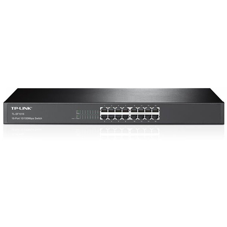 Switch TP-Link TL-SF1016, 16 Porturi, Rackmount