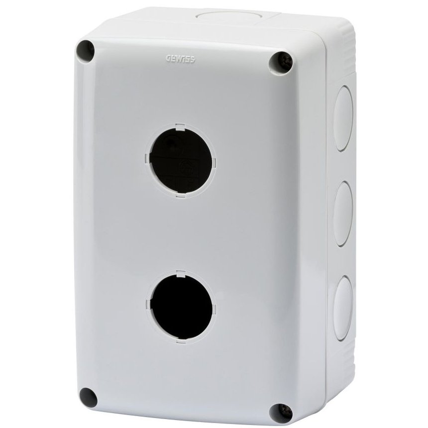 Carcasa 2 butoane D22 IP66 Gewiss GW27102