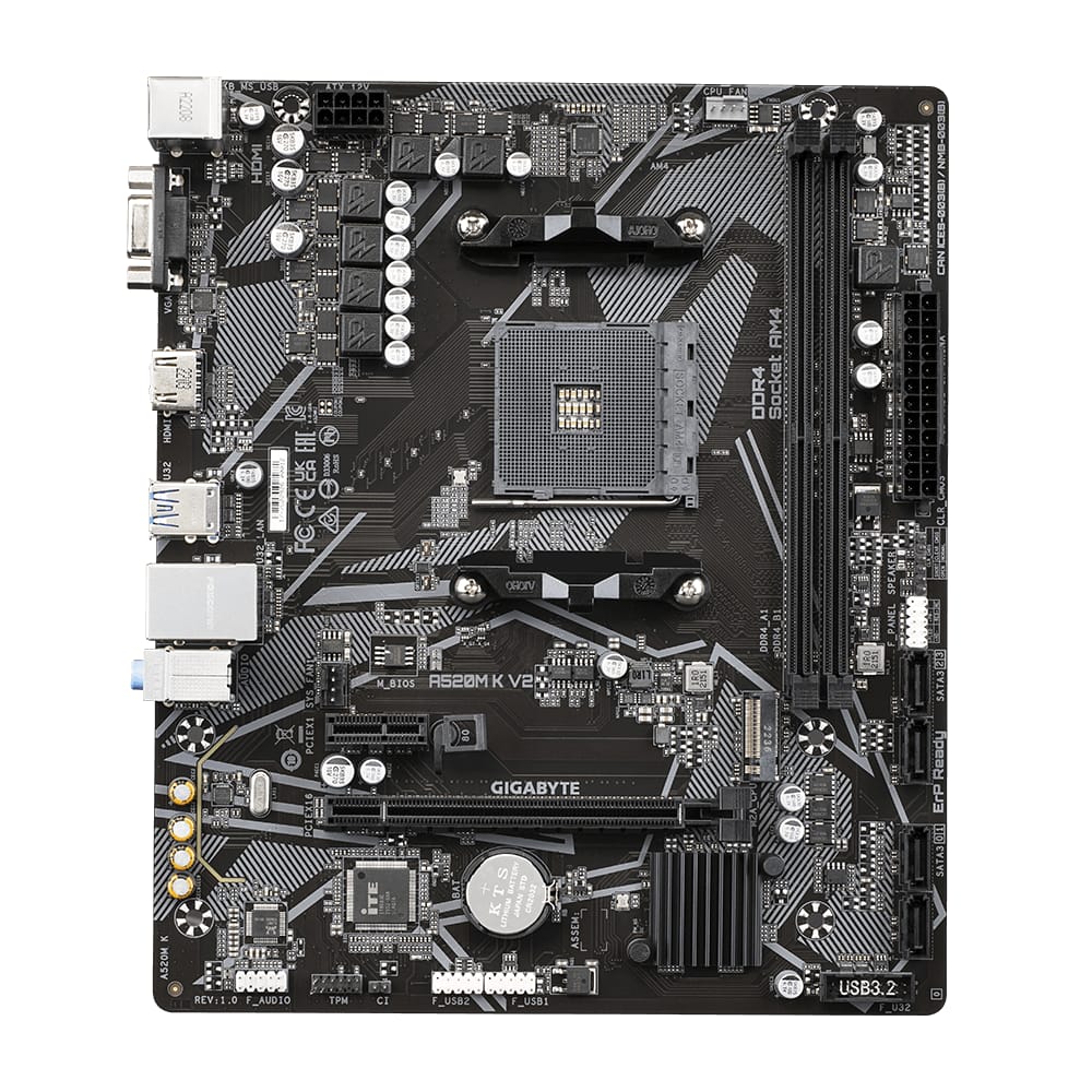 Placa de Baza Gigabyte A520M K V2 AM4 mATX - Performanta - imagine 6