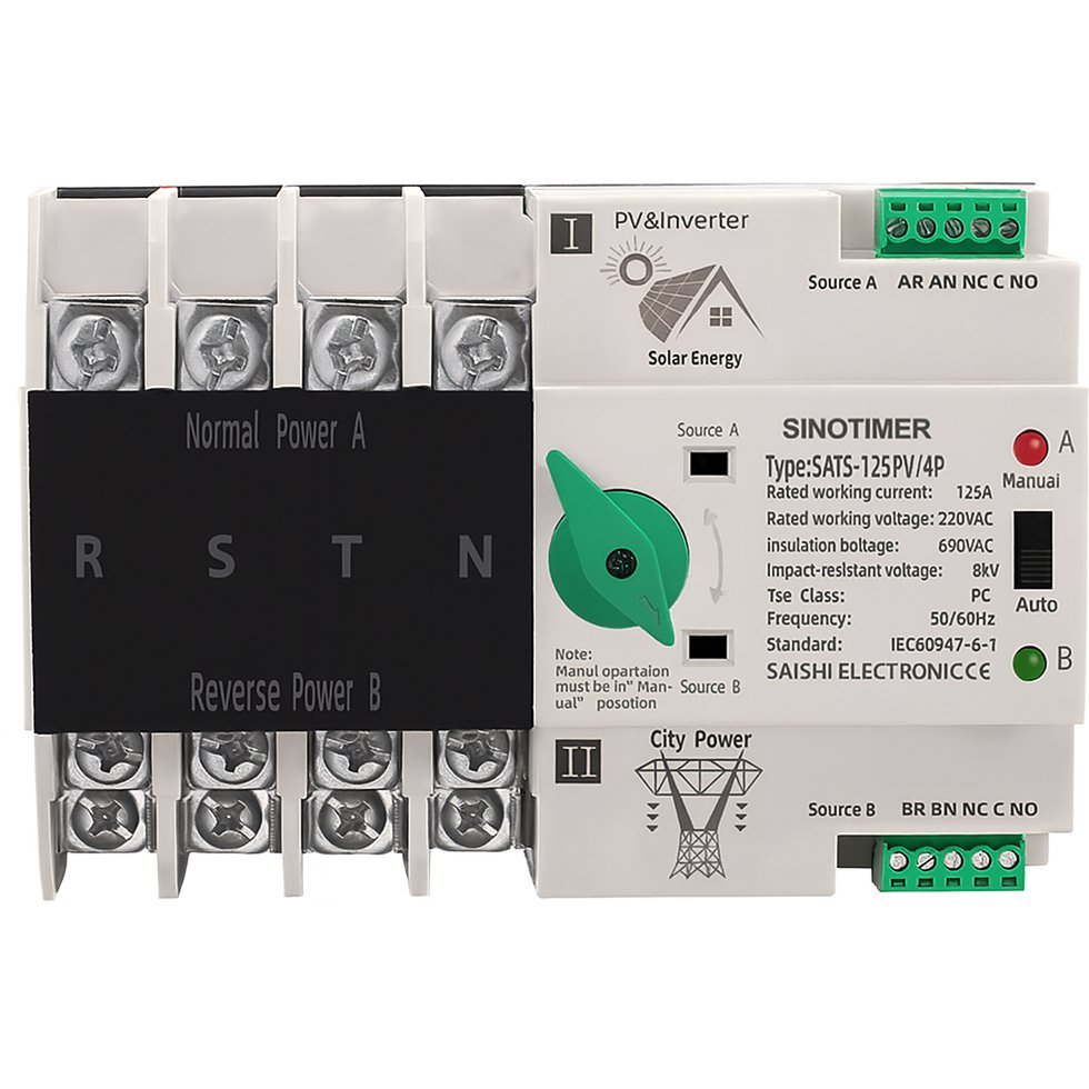 Comutator automat de transfer Sinotimer 4P 125A
