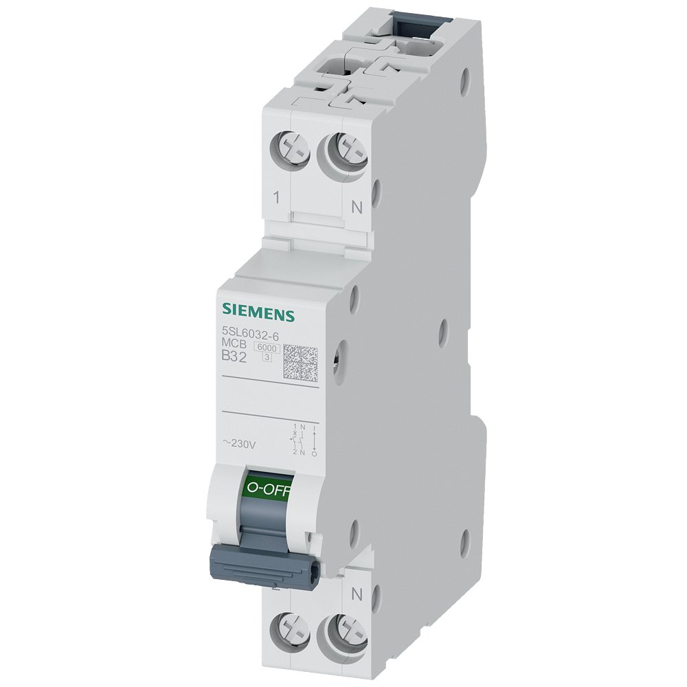 Siguranță Automată Siemens 1P+N 32A Curba B 6kA