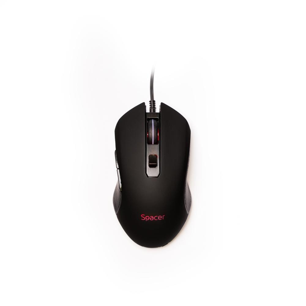 Mouse Gaming Wireless SPACER SP-GM-01 Negru - 2400 DPI RGB - imagine 3