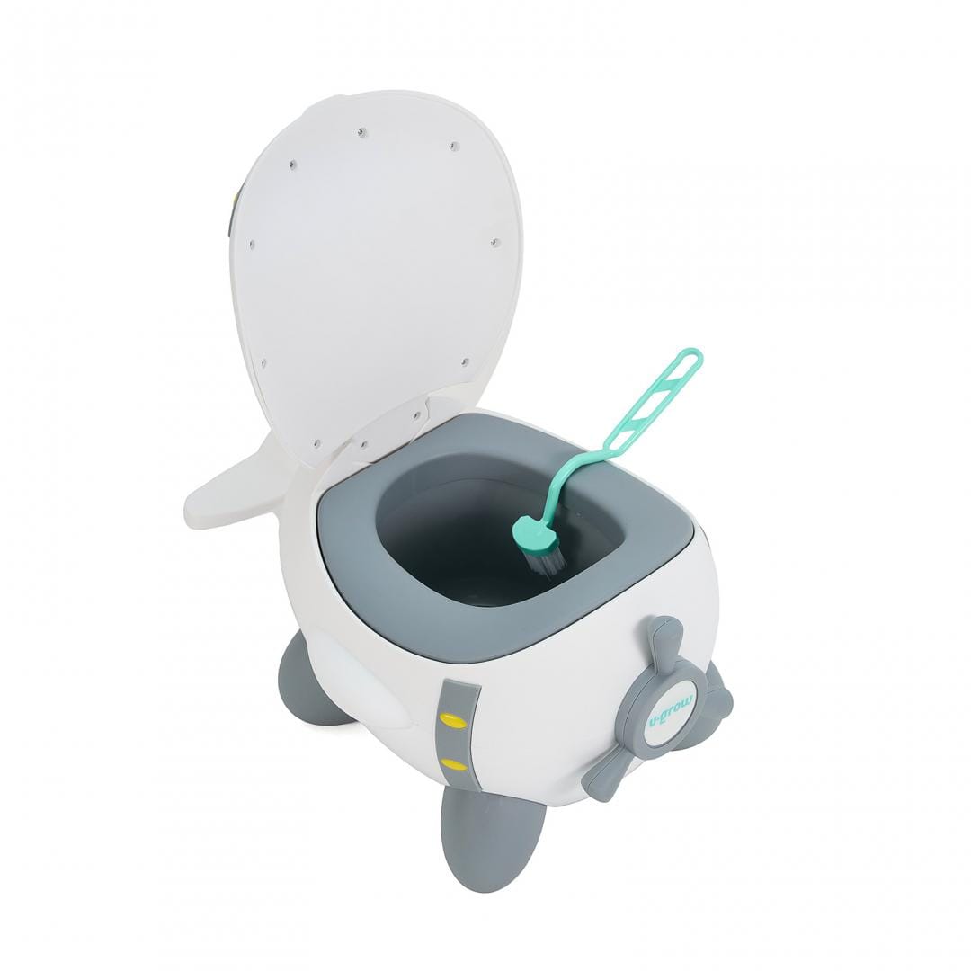 Olită Avion U-GROW Alb UGOA-75WH - Design Creativ pentru Copii - imagine 8