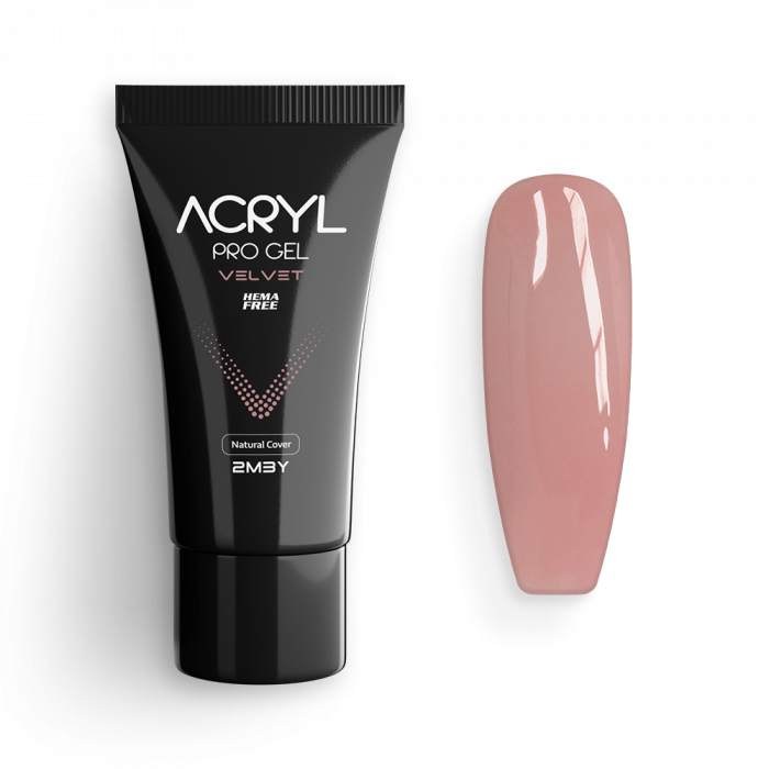Acryl Pro Gel 2M Velvet Hema Free Natural Cover 15g|Nailshop