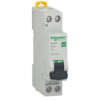 Siguranta Automata Schneider Easy9 1P+N 6A