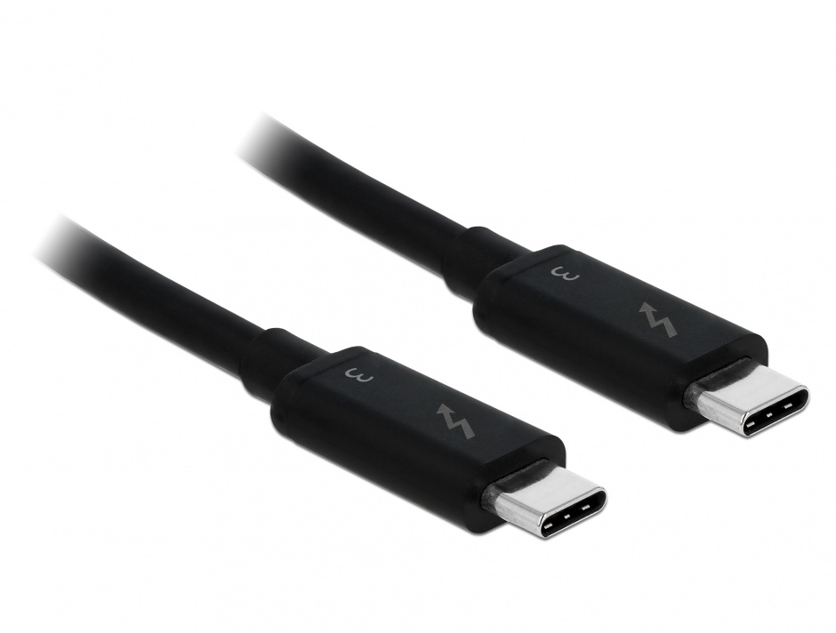 Cablu Thunderbolt 3 40Gb/s USB-C 0.5m Delock