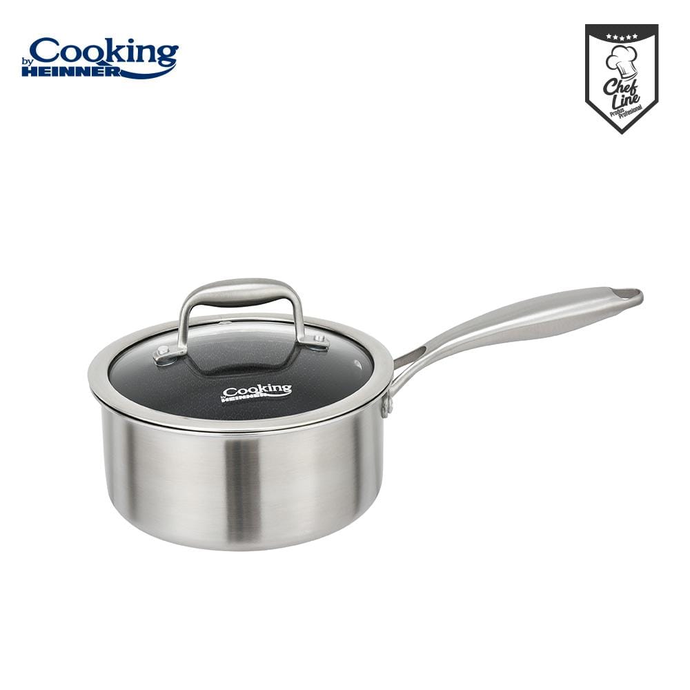 Caserolă Inox Heinner Titanium3 2L - Capac Sticlă 3 Straturi - imagine 6