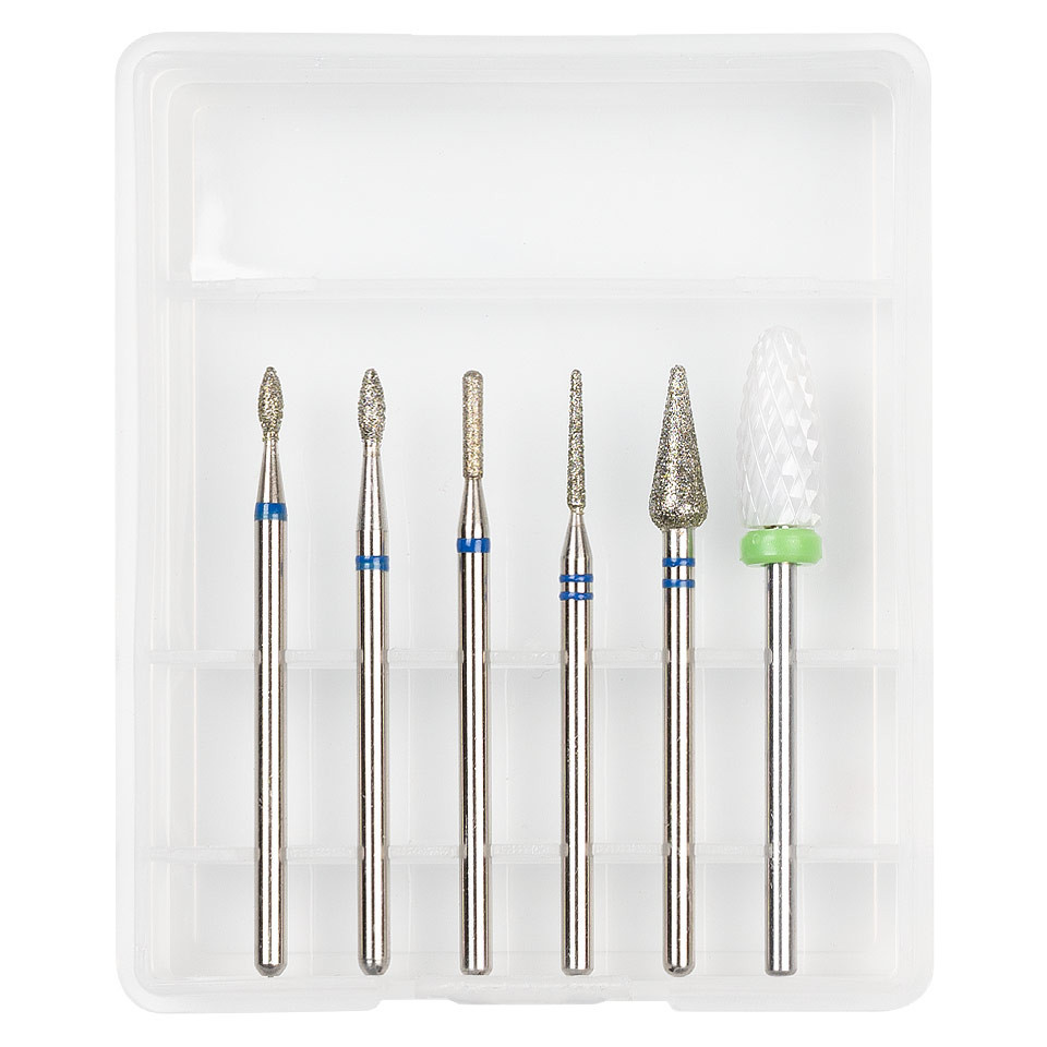 Set 6 Capete Freza Unghii Luxorise #01