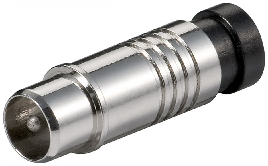 Conector Coaxial Comprimare Goobay G67243