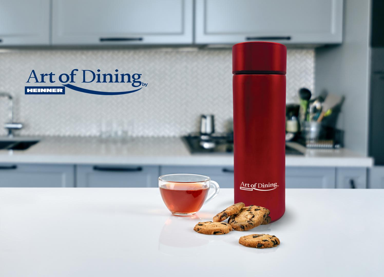 Termos Heinner Art Of Dinning 450ml LED Rosu | Inox Premium - imagine 4