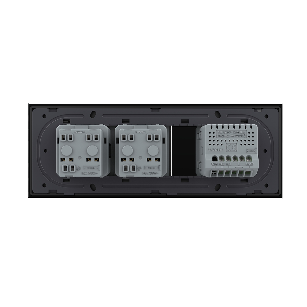 Intrerupator Dublu + 2 Prize Livolo Sticla - imagine 8