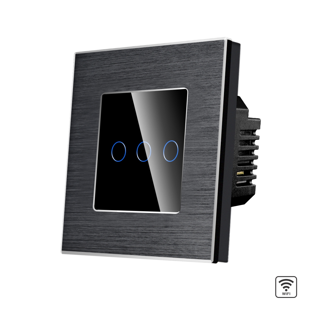 Intrerupator Triplu Wi-Fi Touch Sticla LUXION - imagine 5