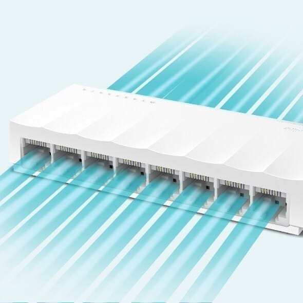 Switch TP-LINK LS1008 8 Porturi 10/100 Mbps - Extinde Rețeaua - imagine 6