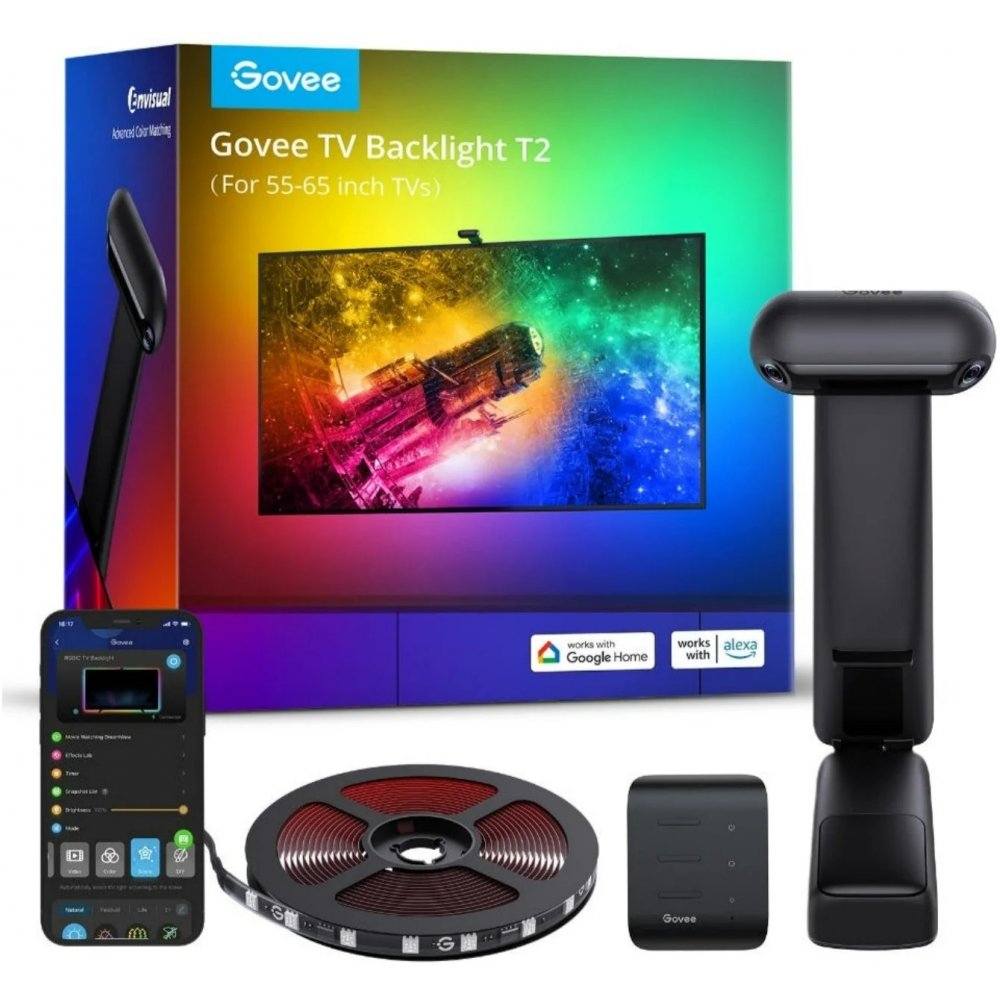 Banda LED Govee H605C RGBIC, Dual Camera