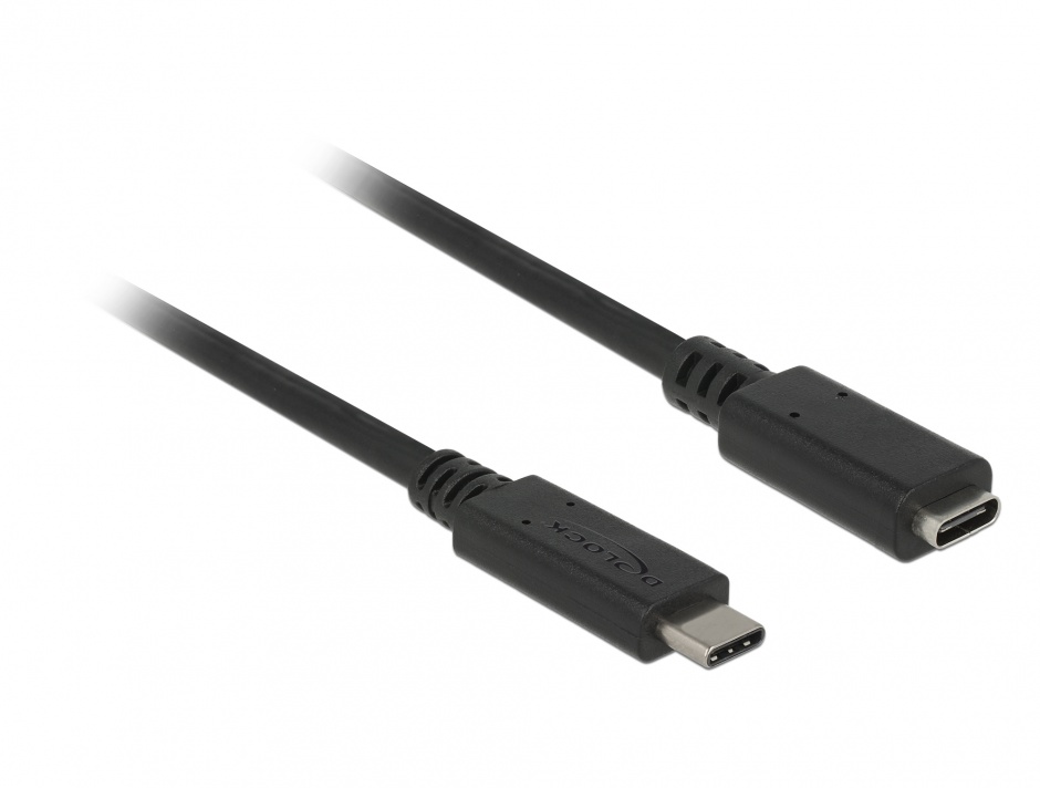 Cablu Prelungitor USB-C 3.2 2m, 3A, Delock 85542