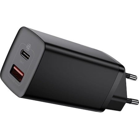 Încărcător BASEUS GaN2 Lite 65W Negru - Compact și Rapid