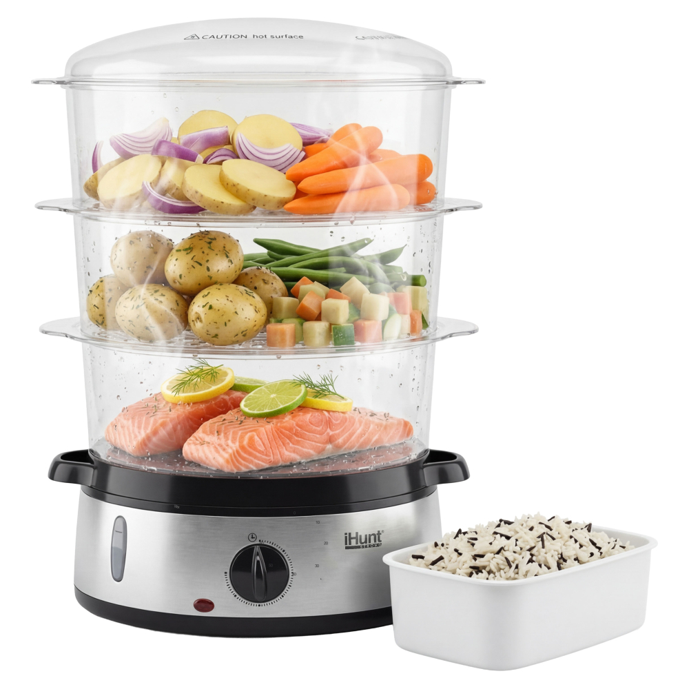 Aparat gatit aburi iHunt Bro Steamer 9L - imagine 2