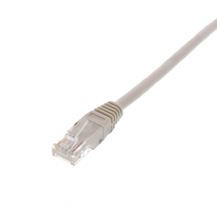 Cablu RJ45 Cat.6 UTP 0.25m Gri - OEM
