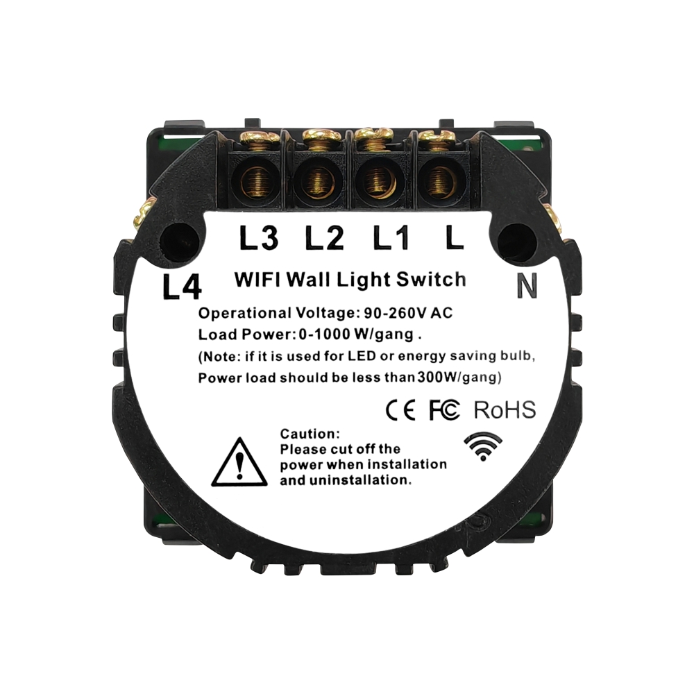 Modul Cvadruplu Wi-Fi + RF433 Touch LUXION - imagine 4
