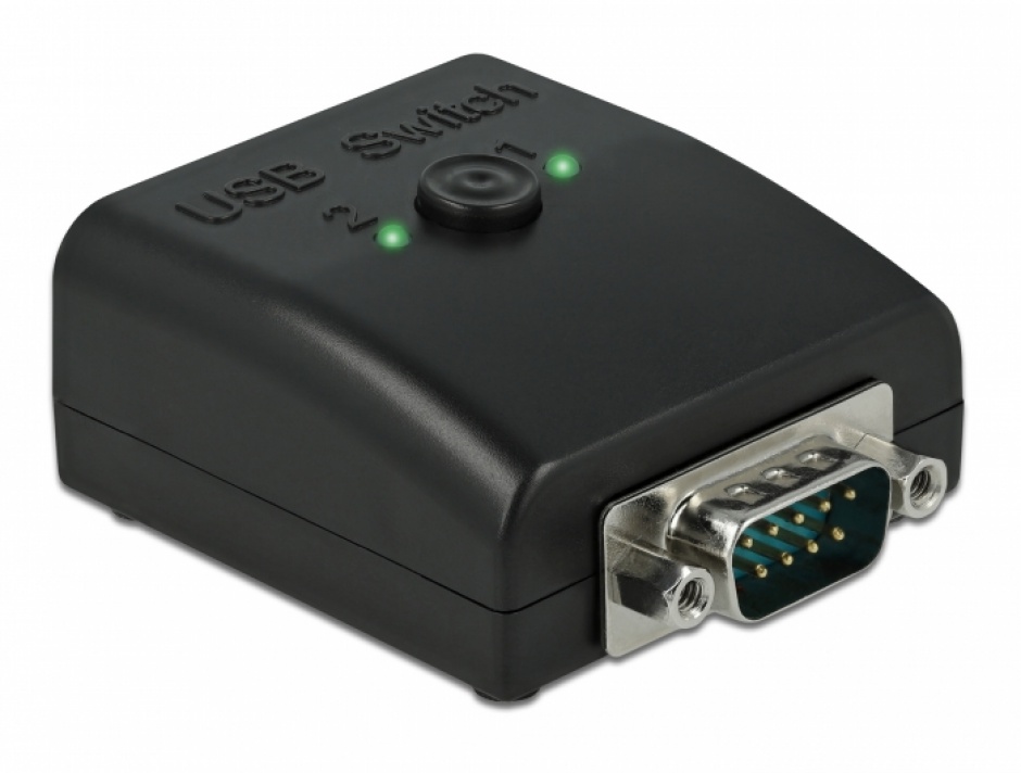 Delock 87756 Switch RS-232 la 2x USB