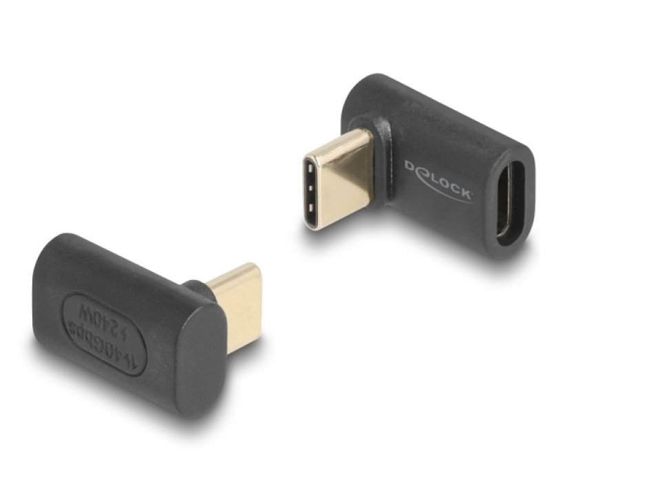 Adaptor USB4 Delock 90°, 8K, 240W