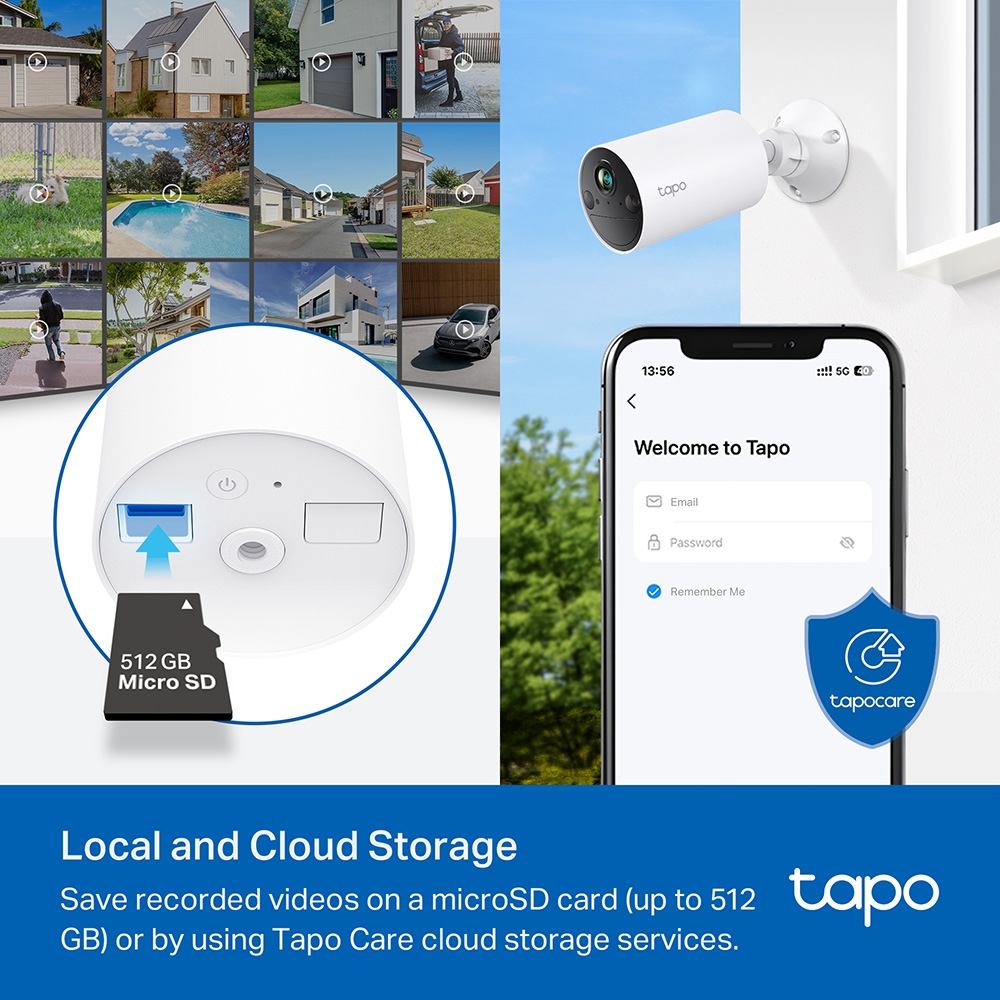 Camera Supraveghere WiFi TP-Link Tapo C410 2K Wireless IP65 - imagine 8