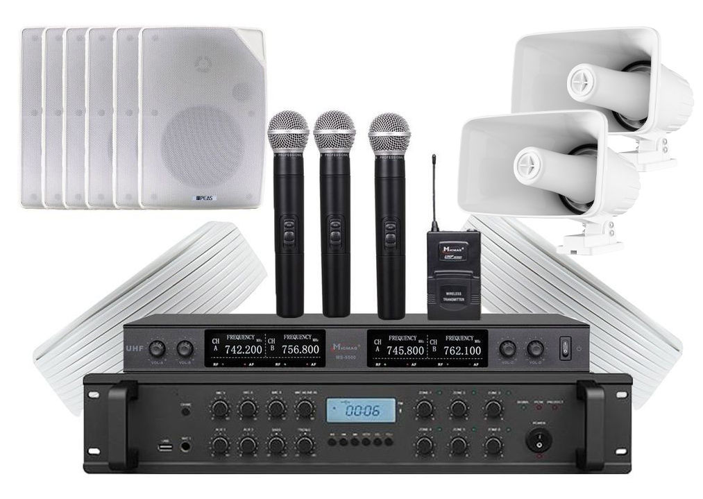 Kit Sonorizare Biserică Power Dynamics 8 Difuzoare