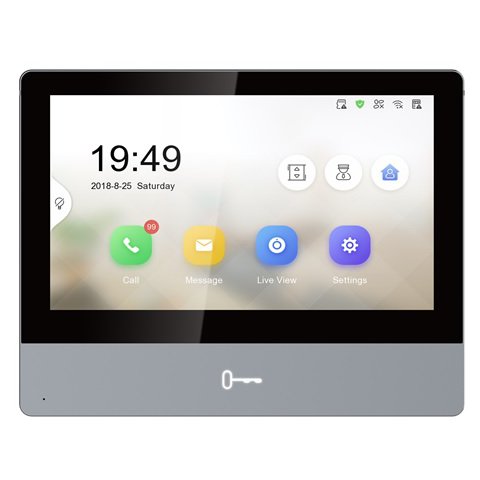 Post Interior Hikvision DS-KH8350, Ecran Touch 7 inch