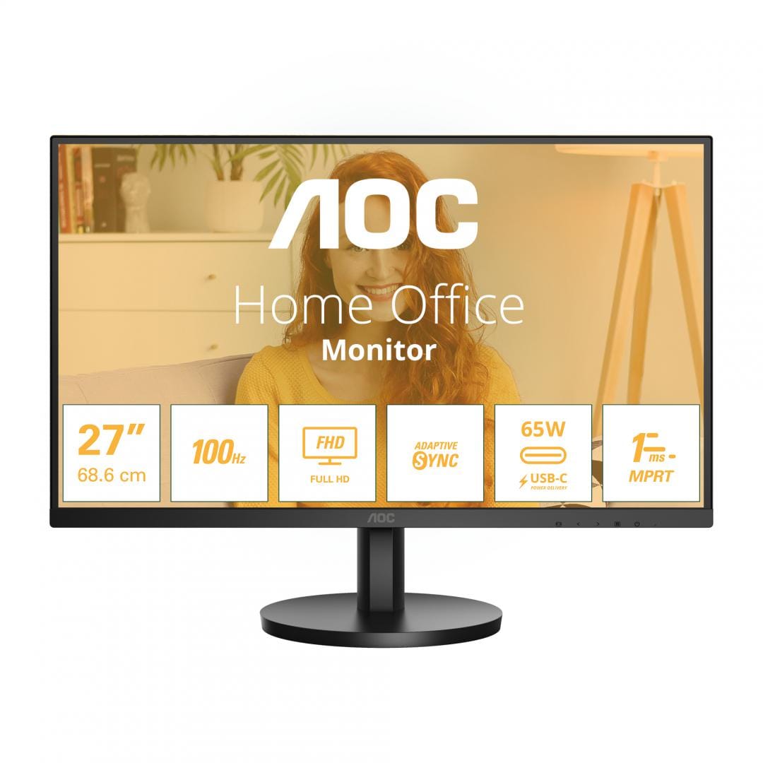 Monitor AOC 27B3CA2 27" IPS Full HD 100Hz USB-C - imagine 11