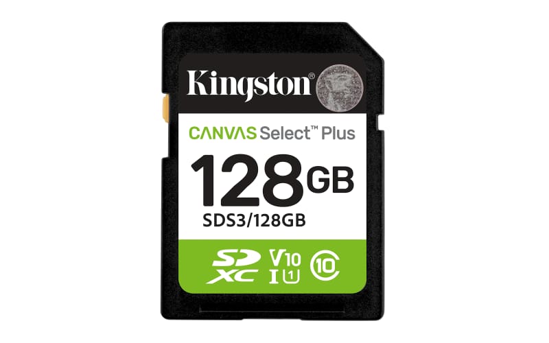 Card memorie Kingston Canvas Select Plus SDXC 128GB, 150 MB/s