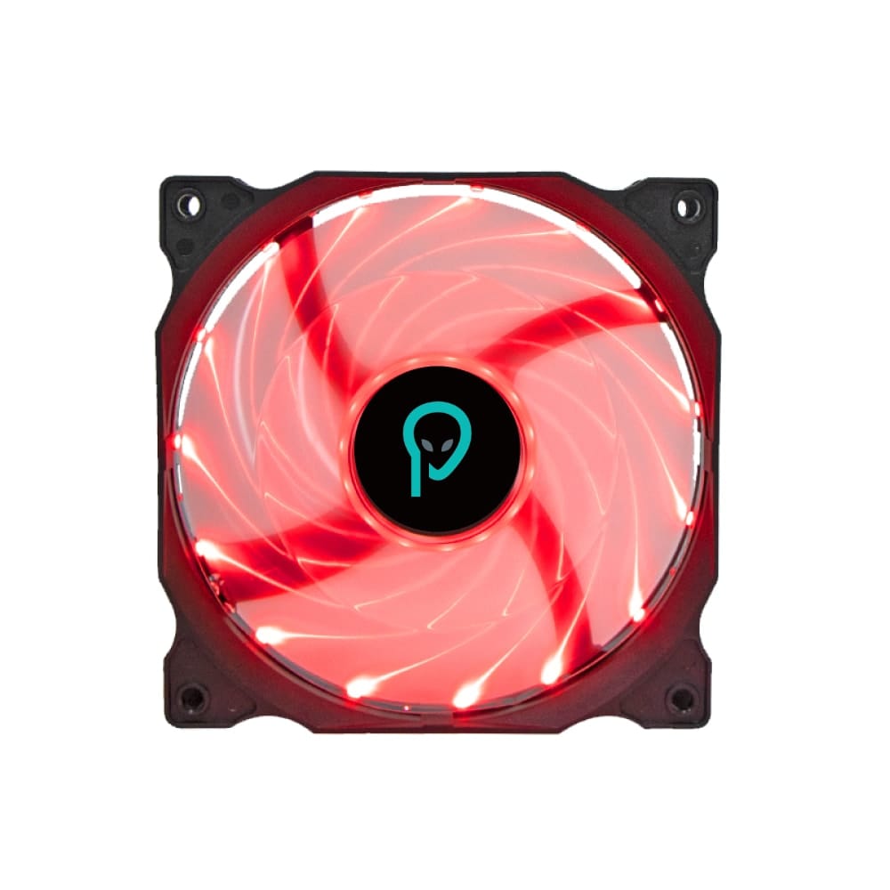 Ventilator PC Spacer 120mm Red LED - 74CFM, Rulment Hidraulic - imagine 2