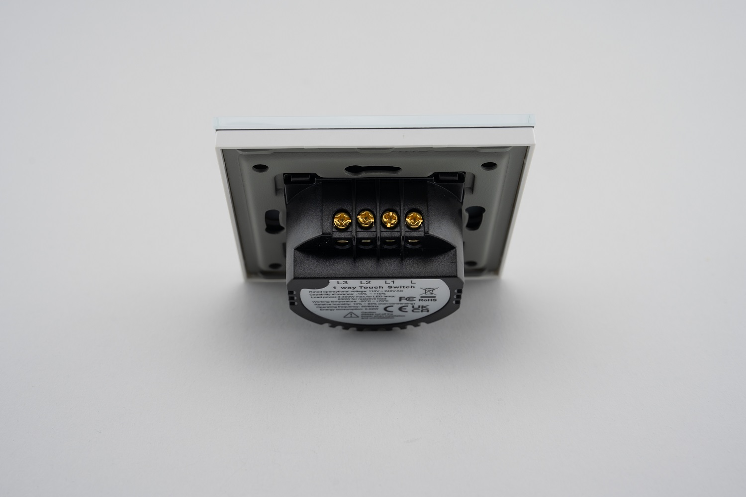 Intrerupator Triplu Touch Sticla LUXION 2000W - imagine 8