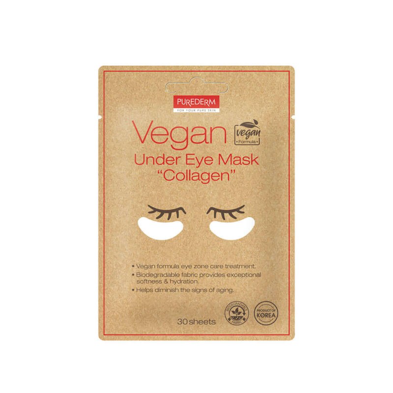 Mască Ochi Vegan Collagen Purederm 30 buc