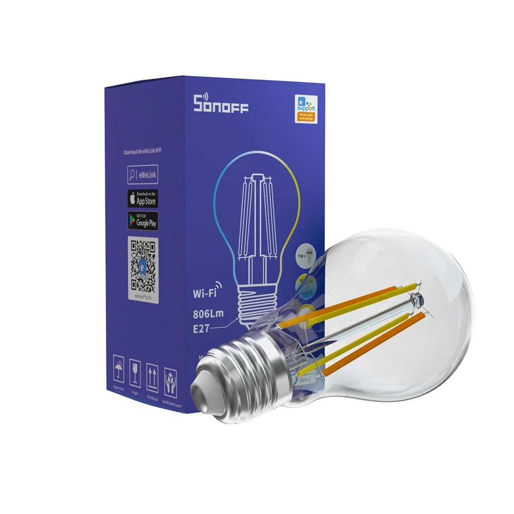Bec LED Inteligent Sonoff 7W Wi-Fi Dimmer RGBW - imagine 4