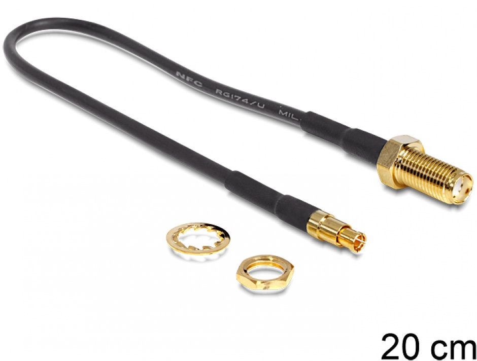 Adaptor SMA la TS-9 200mm Delock 88484