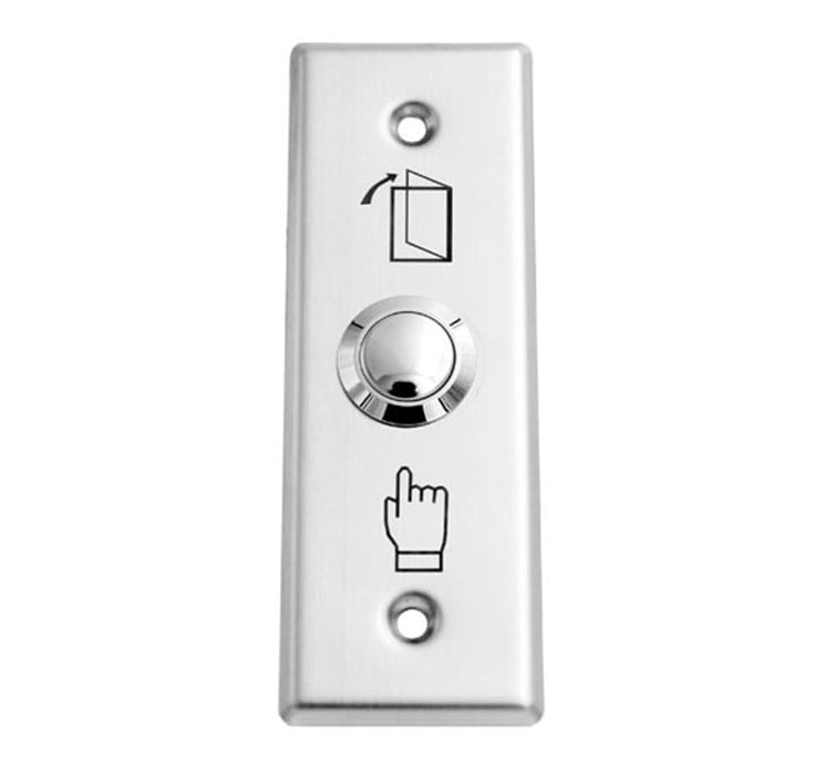 Buton Iesire Secukey Inox - Montaj Ingorpat