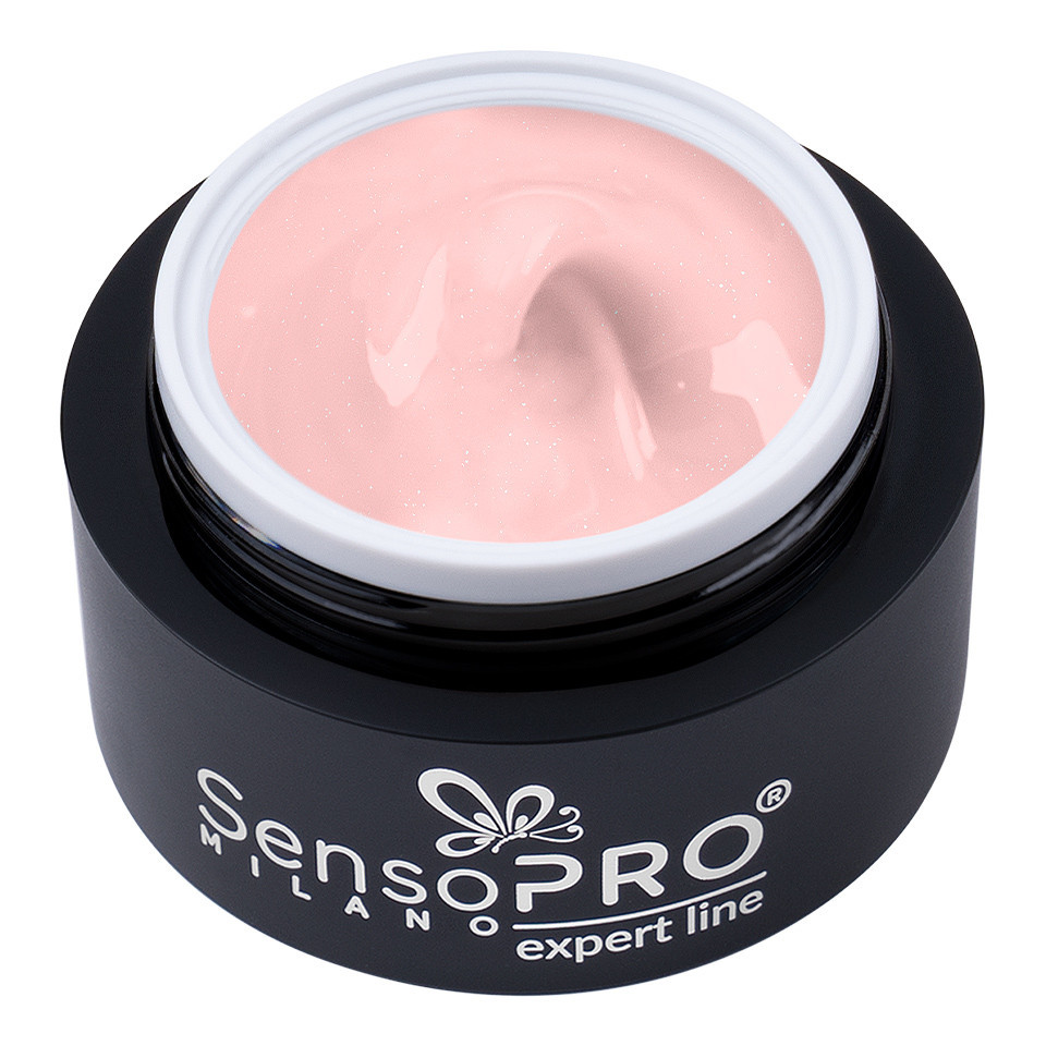 Gel Constructie SensoPRO Shimmer Old Rose 15ml