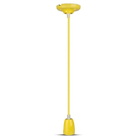 Pendul Portelan E27 Galben V-TAC - imagine 1