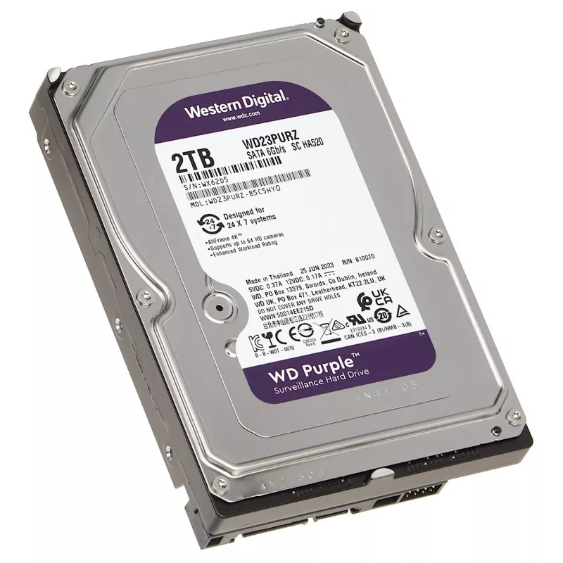 HDD Supraveghere WD PURPLE 2TB WD23PURZ CMR 5400RPM