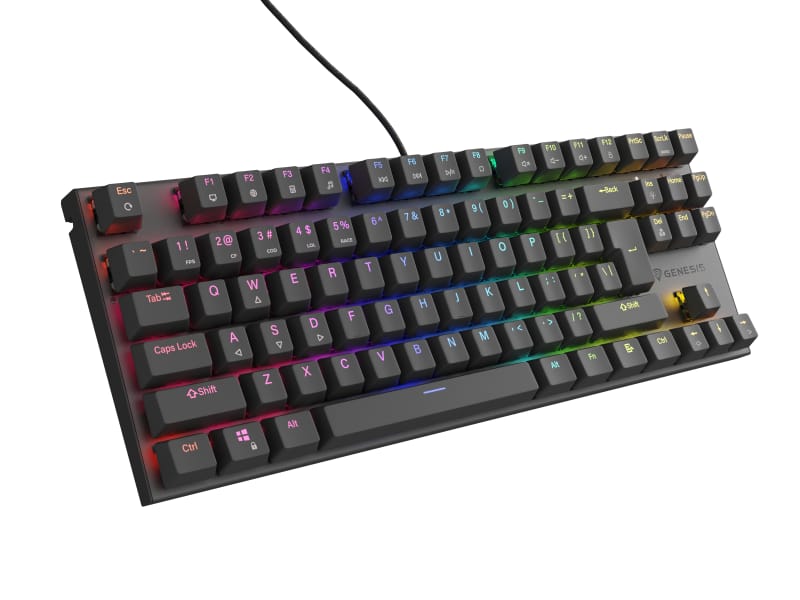 Tastatura Gaming Mecanica Genesis Thor 303 TKL RGB Outemu Red - imagine 2