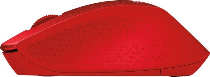 Mouse Wireless Logitech M330 Silent Plus, Rosu - imagine 2