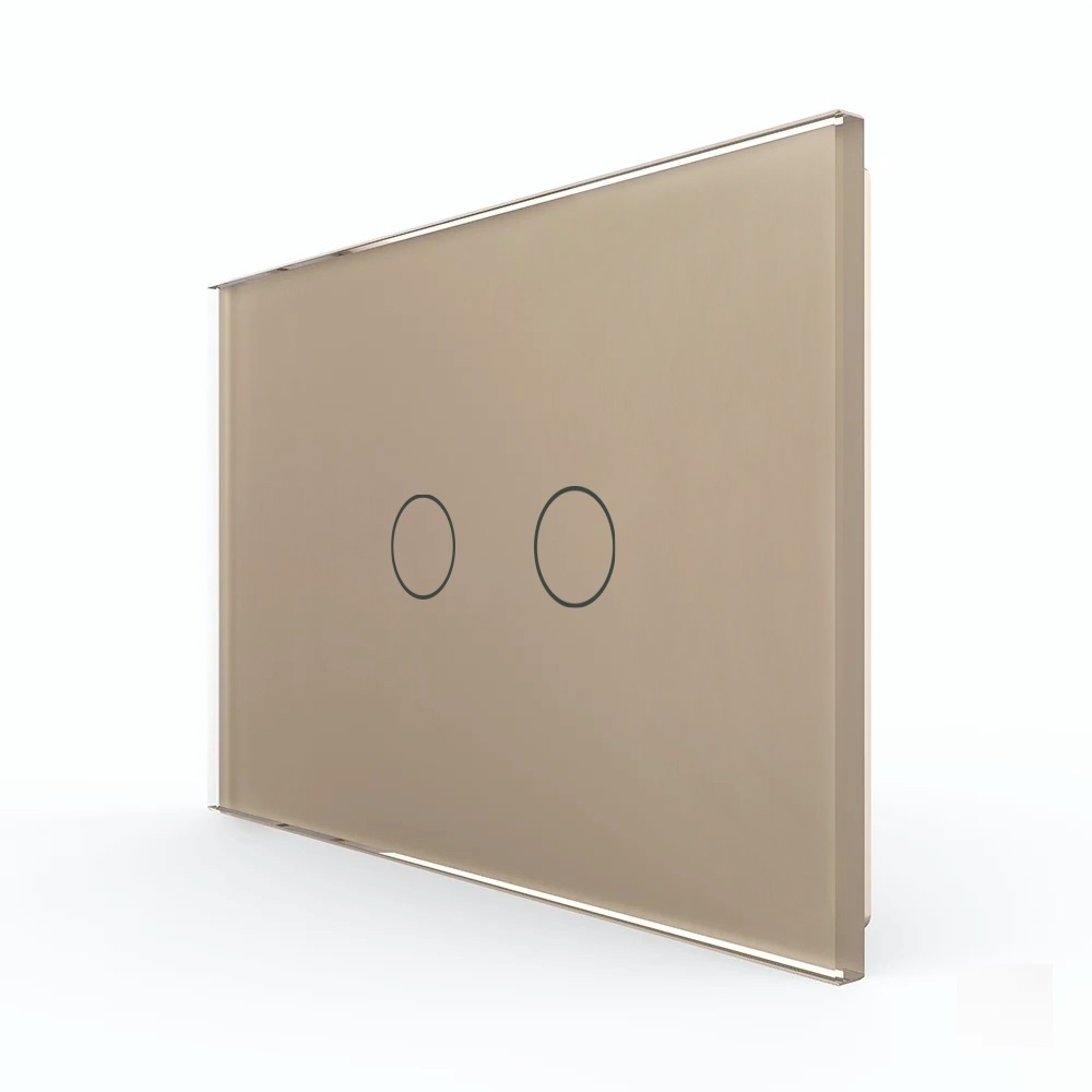 Intrerupator Dublu Touch LIVOLO, Sticla, Standard Italian - imagine 9
