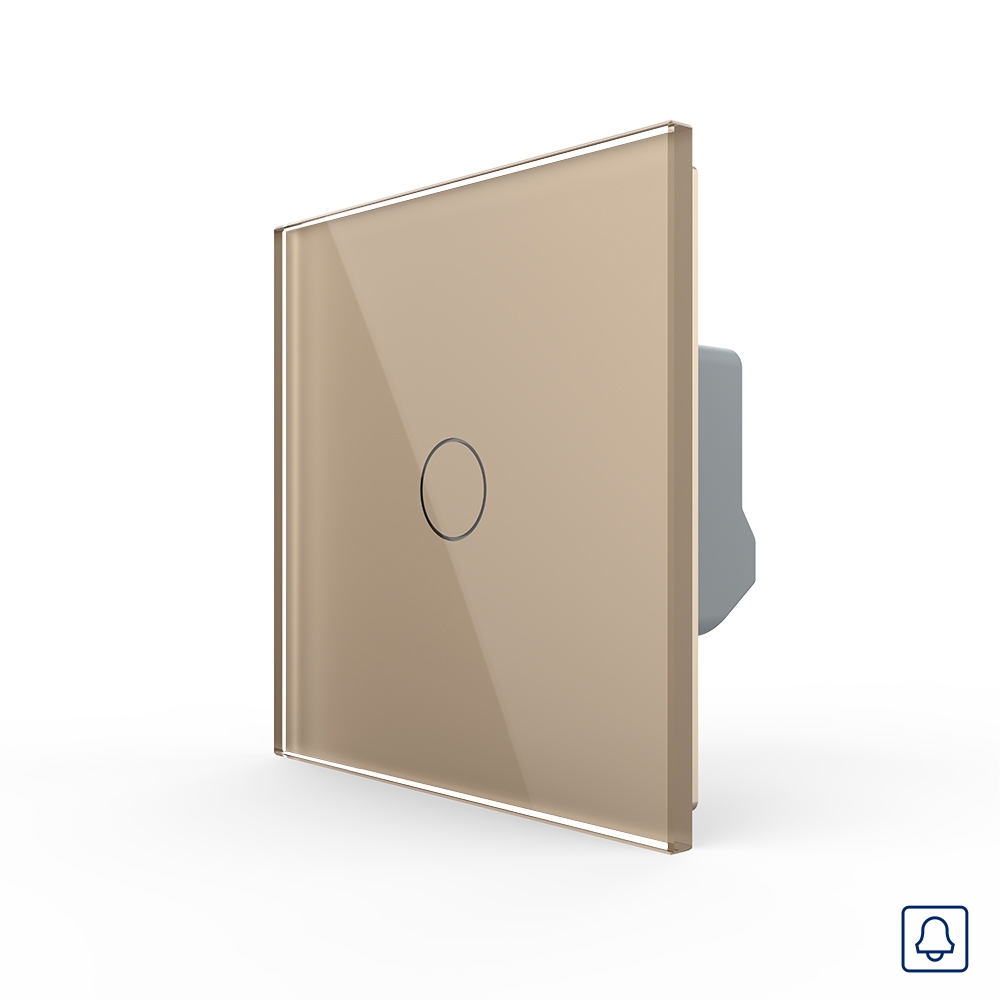 Buton Sonerie Touch LIVOLO, Sticlă, Design Modern - imagine 9
